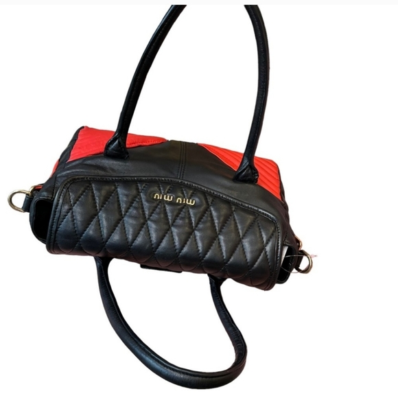 Miu Miu Napper Biker Quilted Bag - Picture 3 of 12
